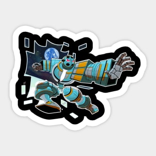 Go Robo Now Sunder Crux in Action Sticker